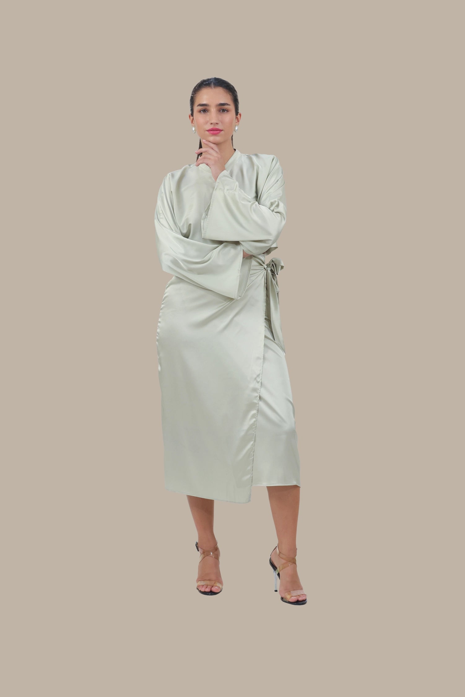 She's the Moment - Women's Silk Co-ord Set