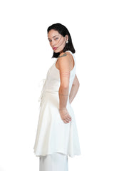 Out & About - Sculpted Halter & Palazzo Trouser Set