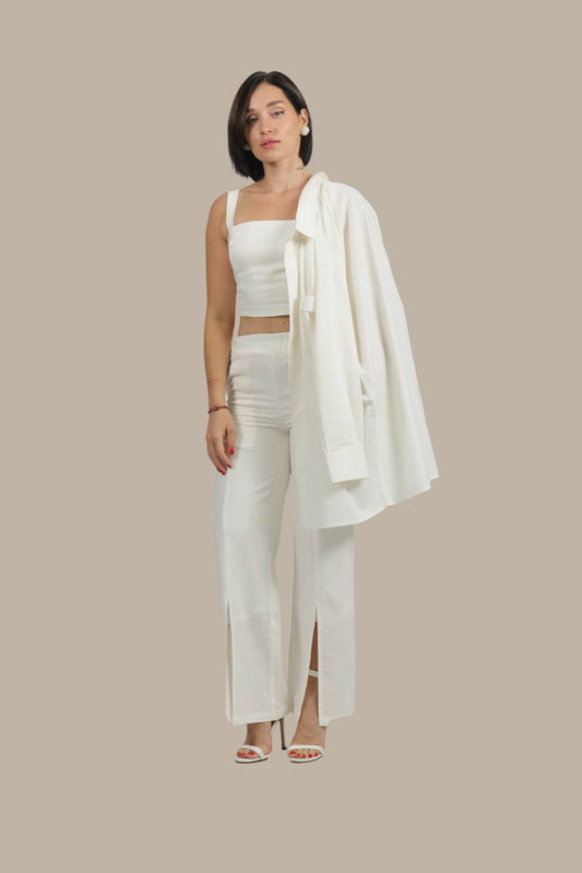 Total Babe Trio - Women's linen 3-Piece Set