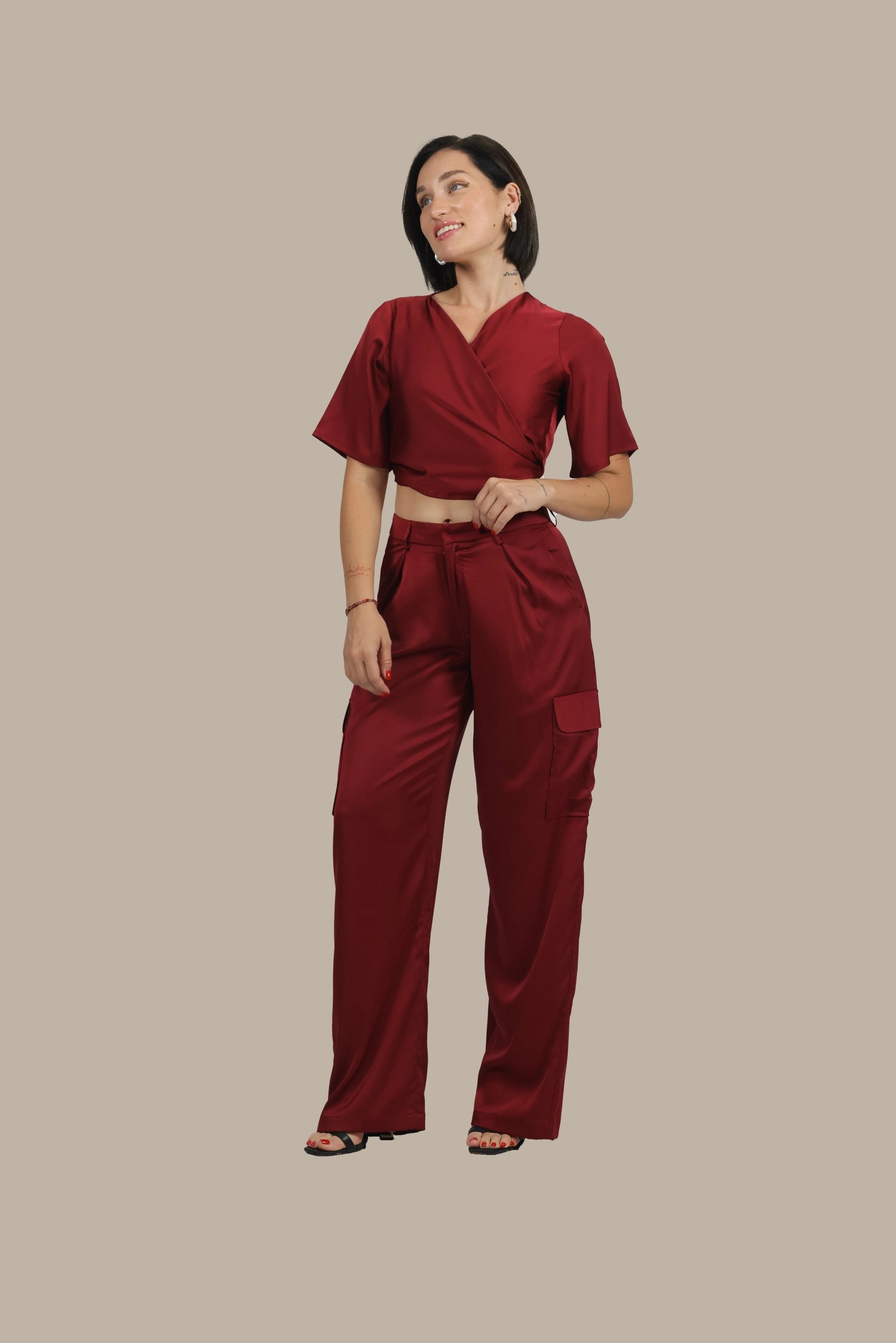 Unbothered – Women's Silk Co-ord Set