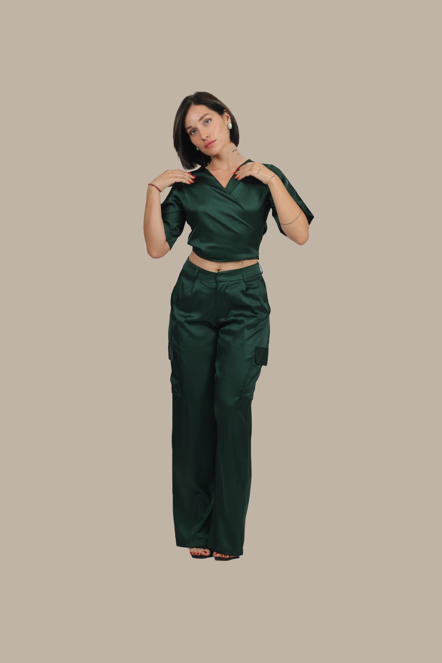 Unbothered – Women's Silk Co-ord Set