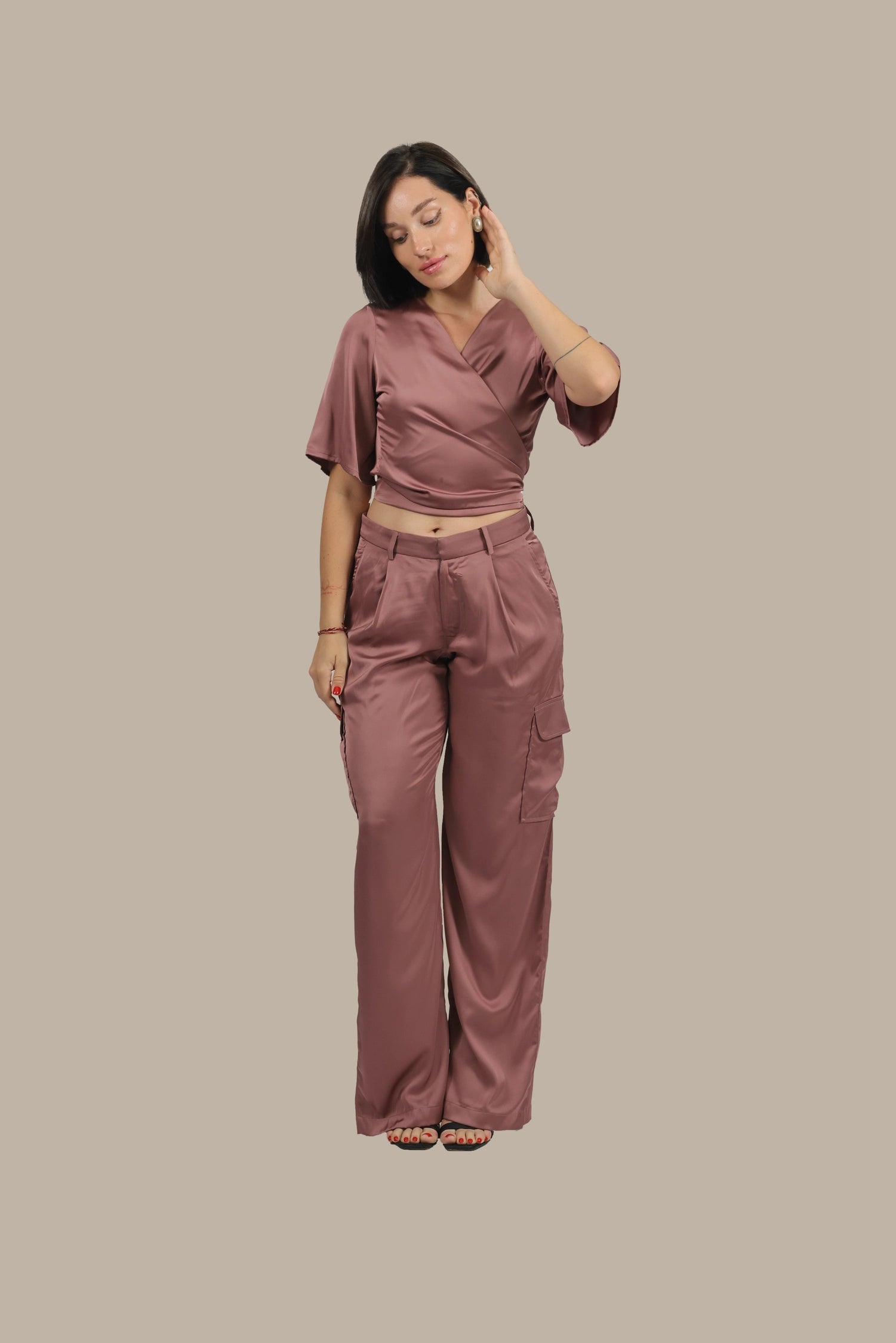 Unbothered – Women's Silk Co-ord Set