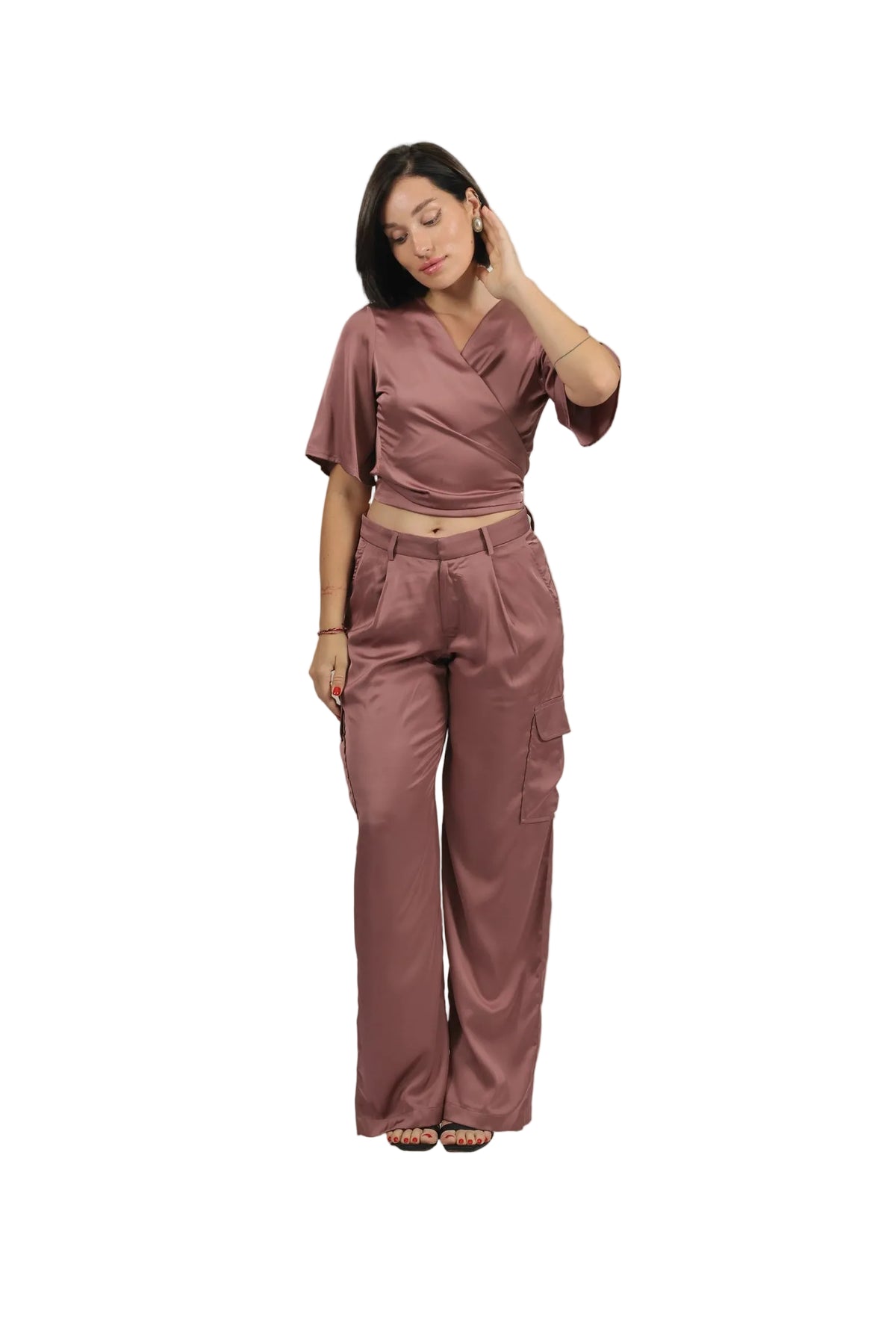 Unbothered - Women's Silk Co-ord Set