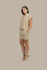 Groove Godess - Women's Color Pop Linen Set