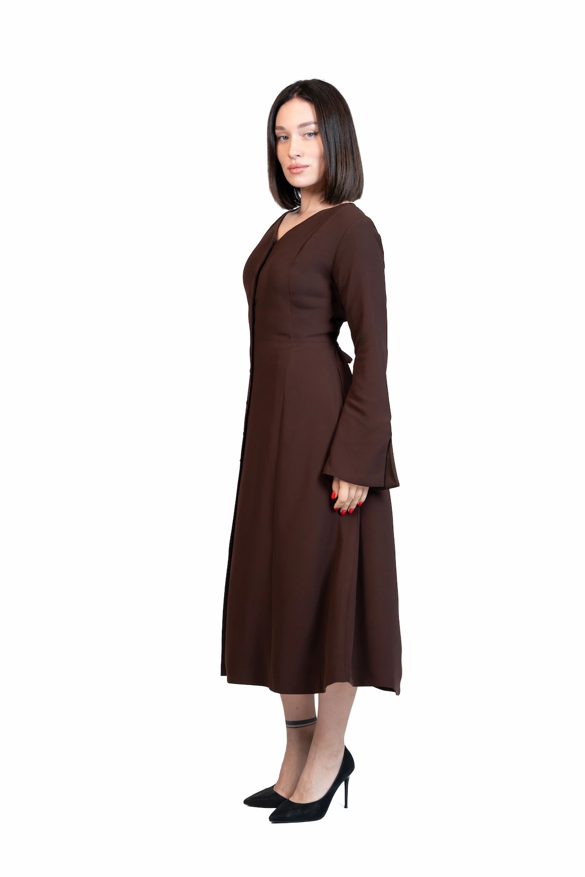 Put Together - Corset-Back Button-Through Dress