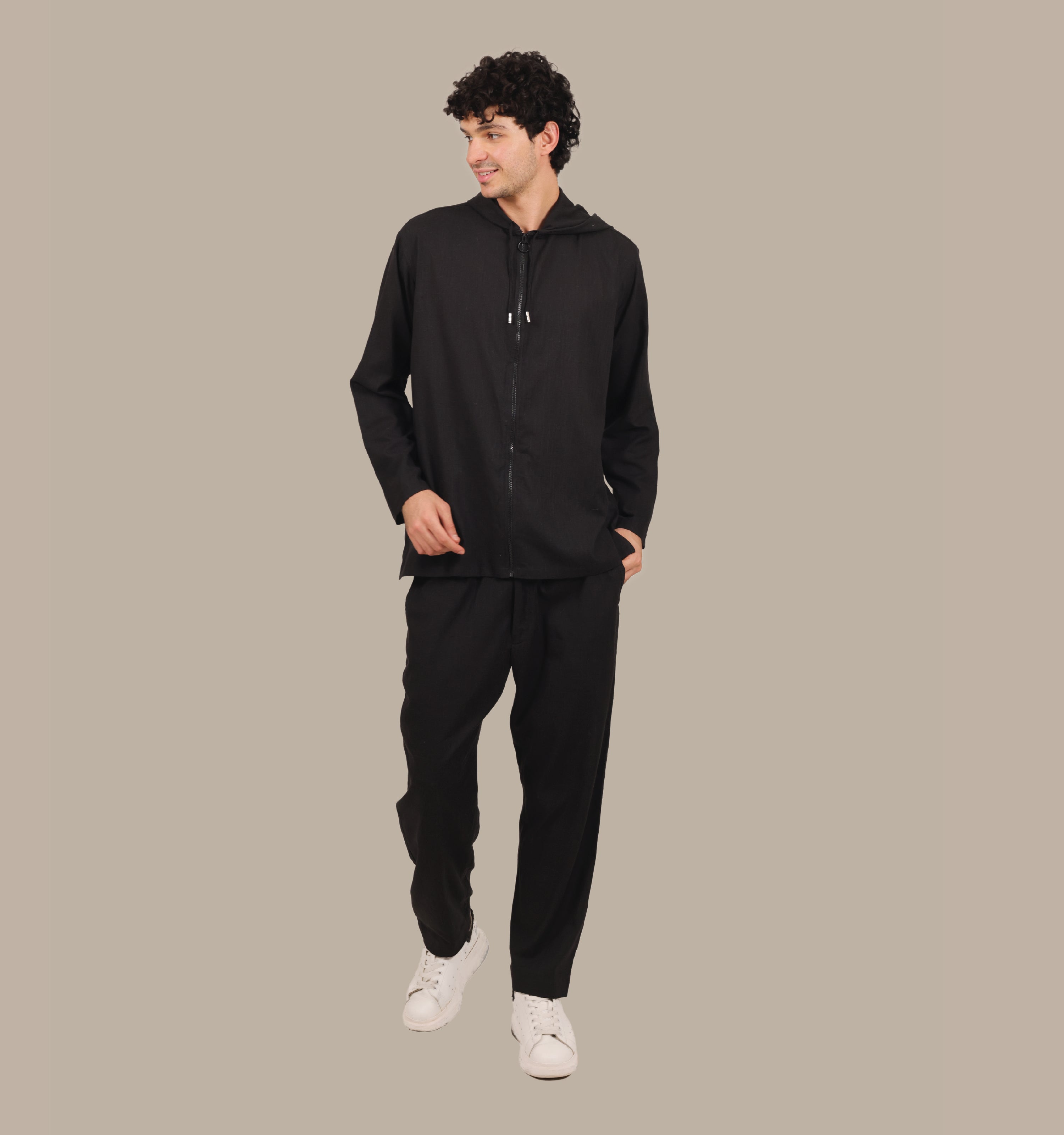 Creed - Men's Linen Hooded Set