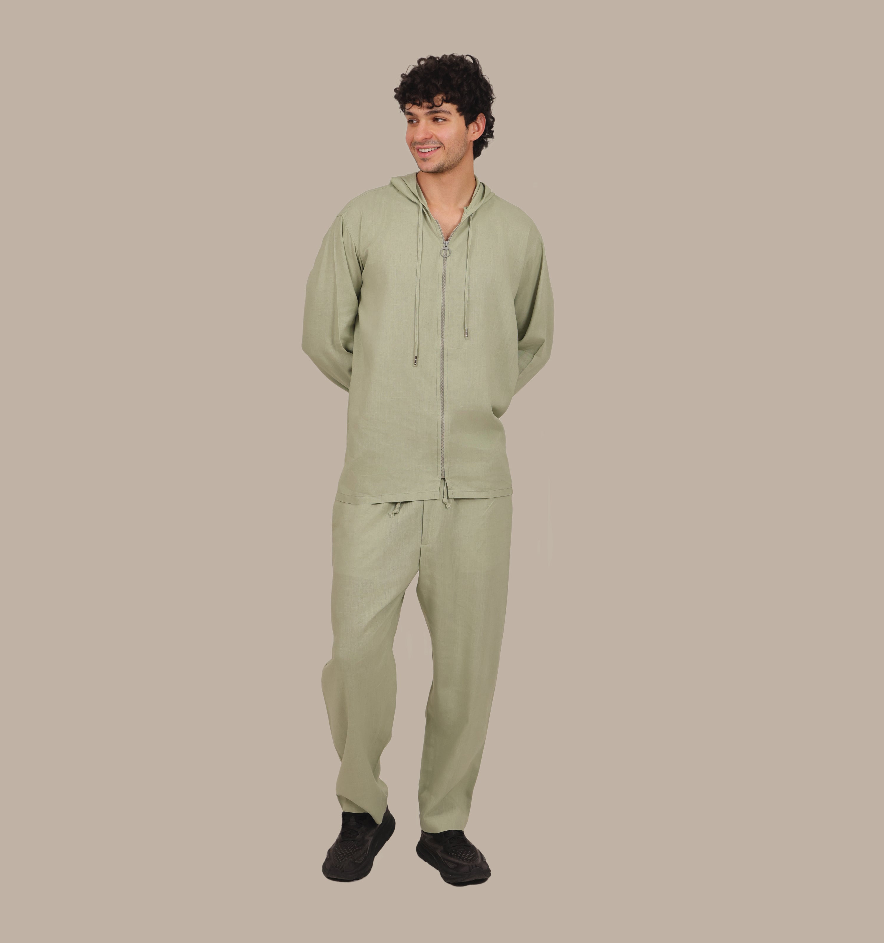 Creed - Men's Linen Hooded Set