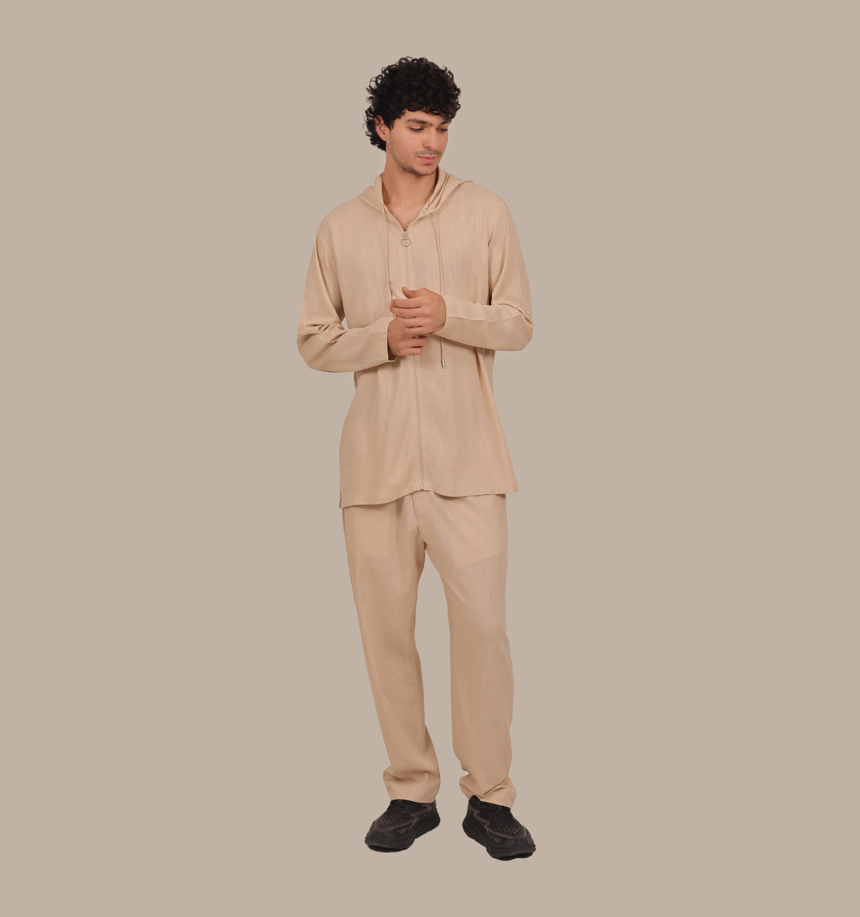 Creed - Men's Linen Hooded Set