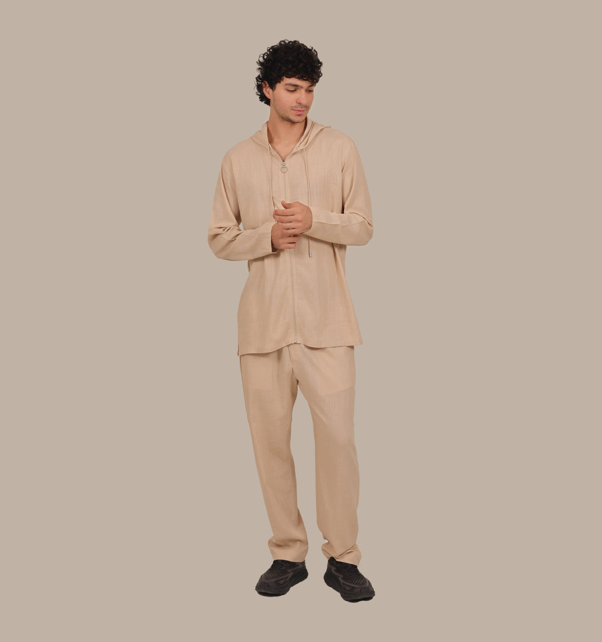 Creed - Men's Linen Hooded Set
