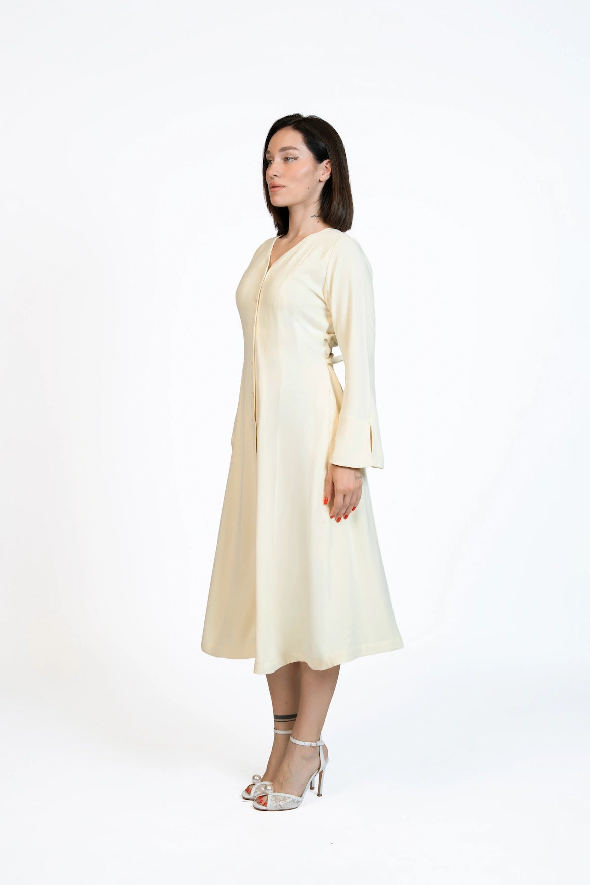 Put Together - Corset-Back Button-Through Dress