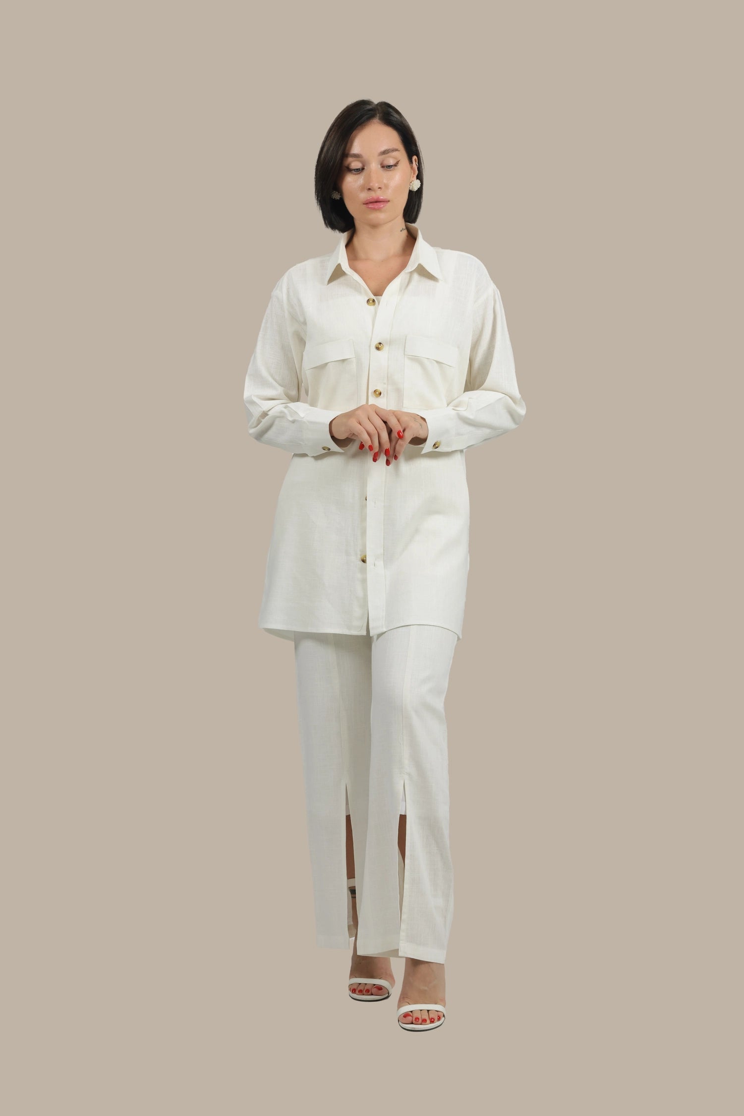 Total Babe Trio - Women's linen 3-Piece Set