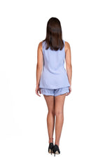 Last Minute Plans - Longline Vest & Tailored Shorts Set