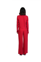 First Impression - Cropped Blazer 3-Piece Tailored Set