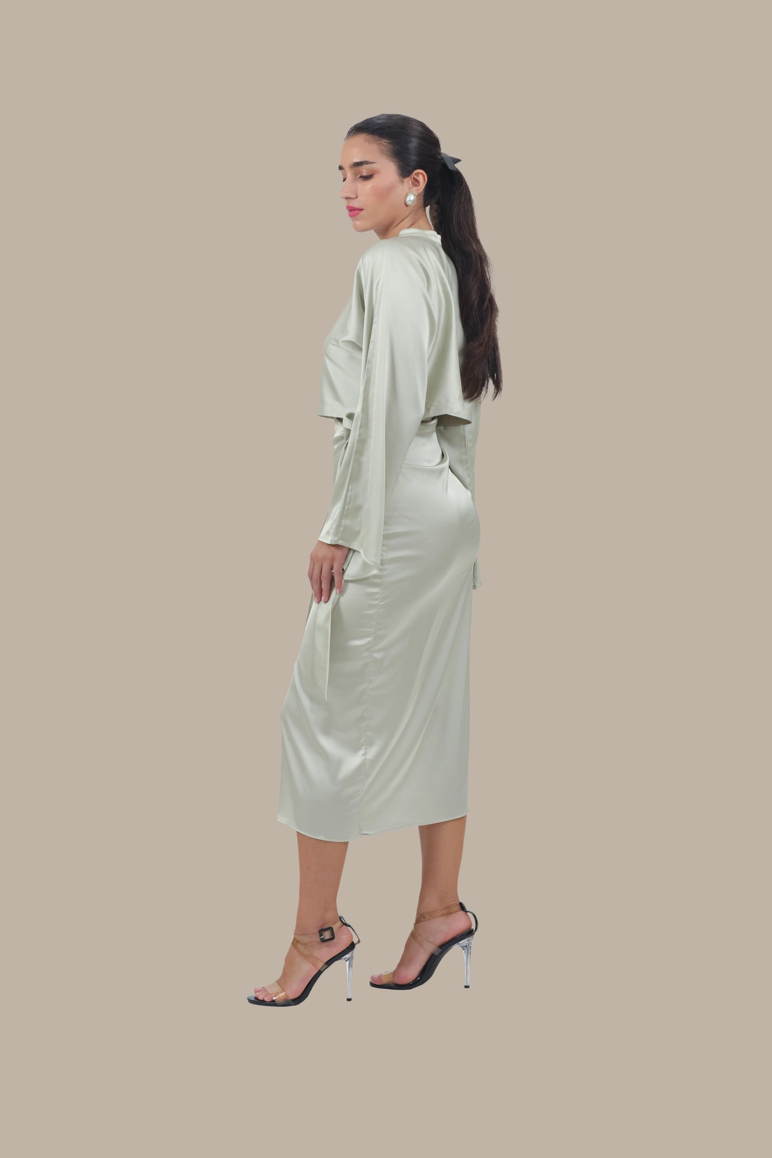 She's the Moment - Women's Silk Co-ord Set