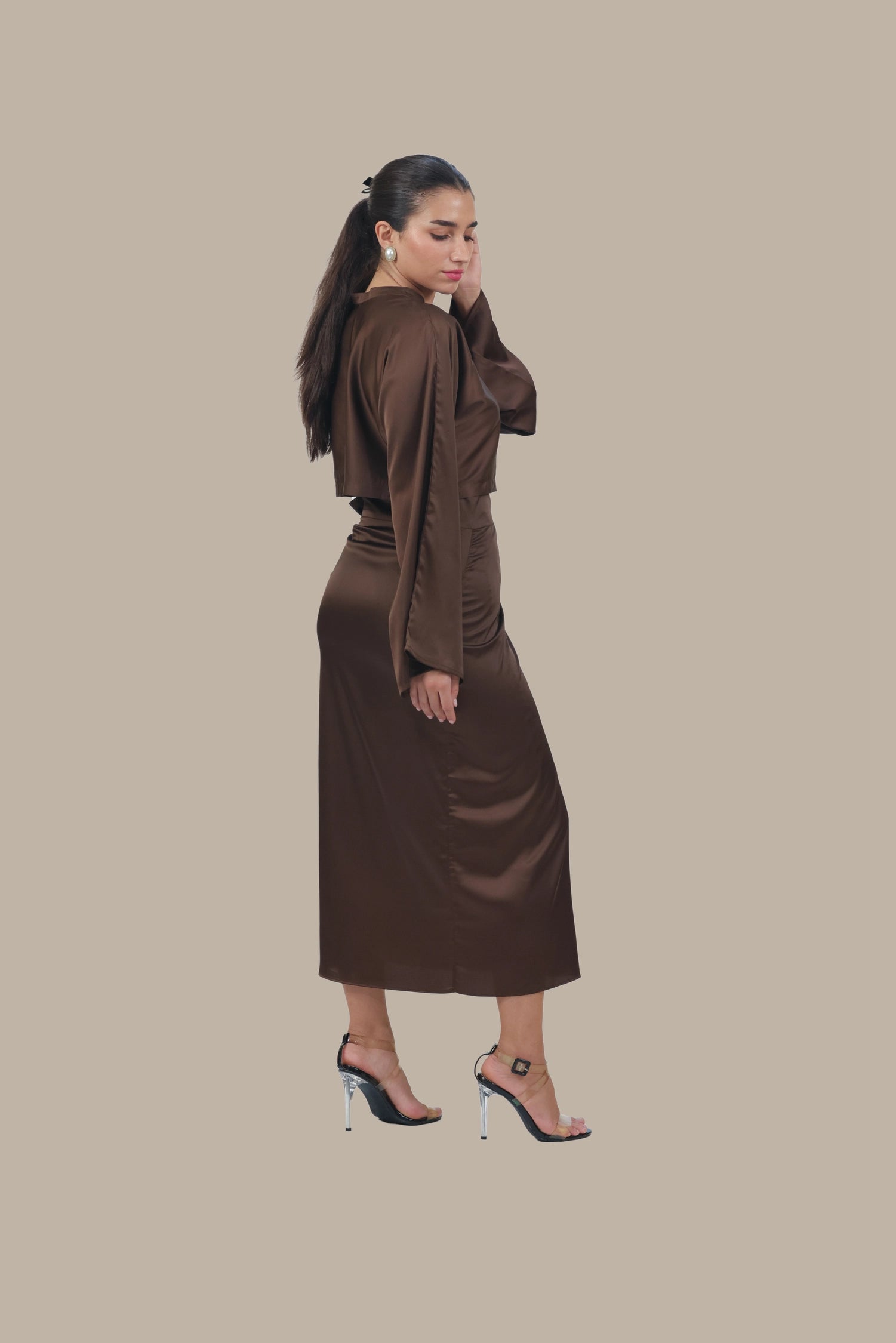 She's the Moment - Women's Silk Co-ord Set