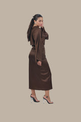 She's the Moment - Women's Silk Co-ord Set