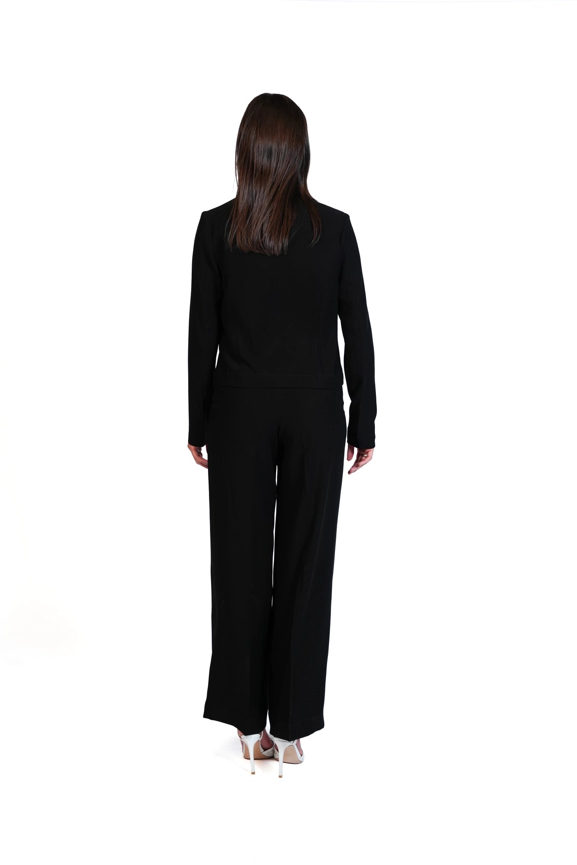 First Impression - Cropped Blazer 3-Piece Tailored Set