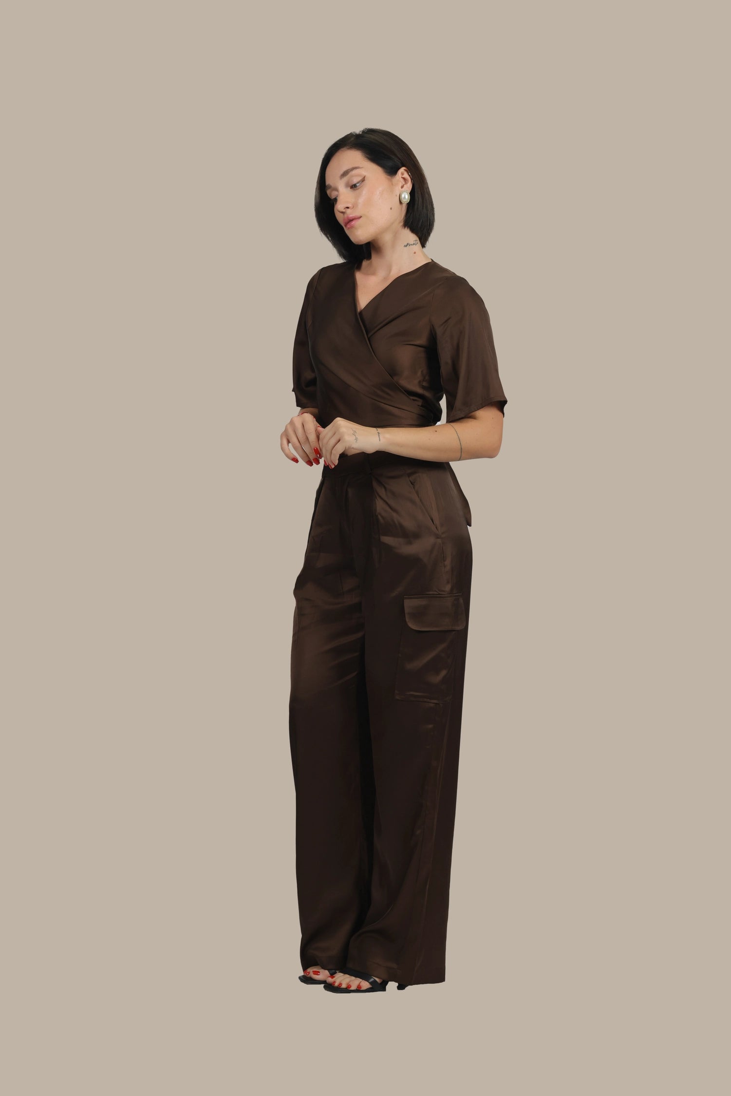 Unbothered – Women's Silk Co-ord Set