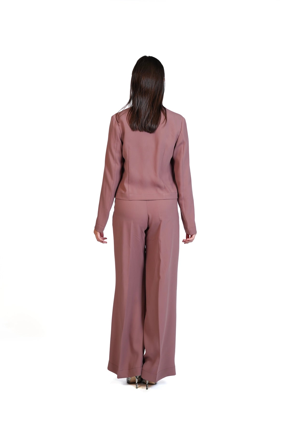 First Impression - Cropped Blazer 3-Piece Tailored Set