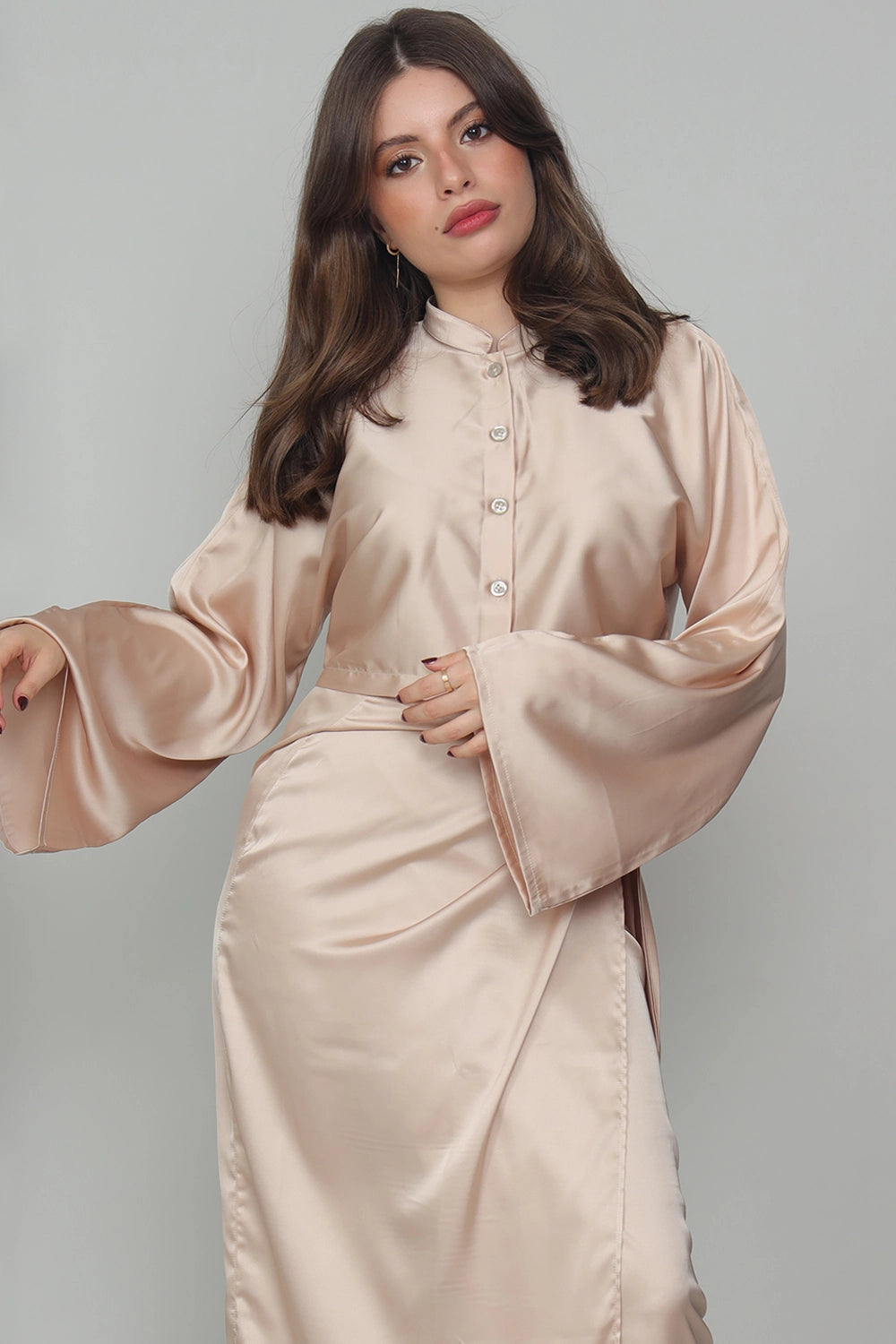 She's the Moment - Women's Silk Co-ord Set