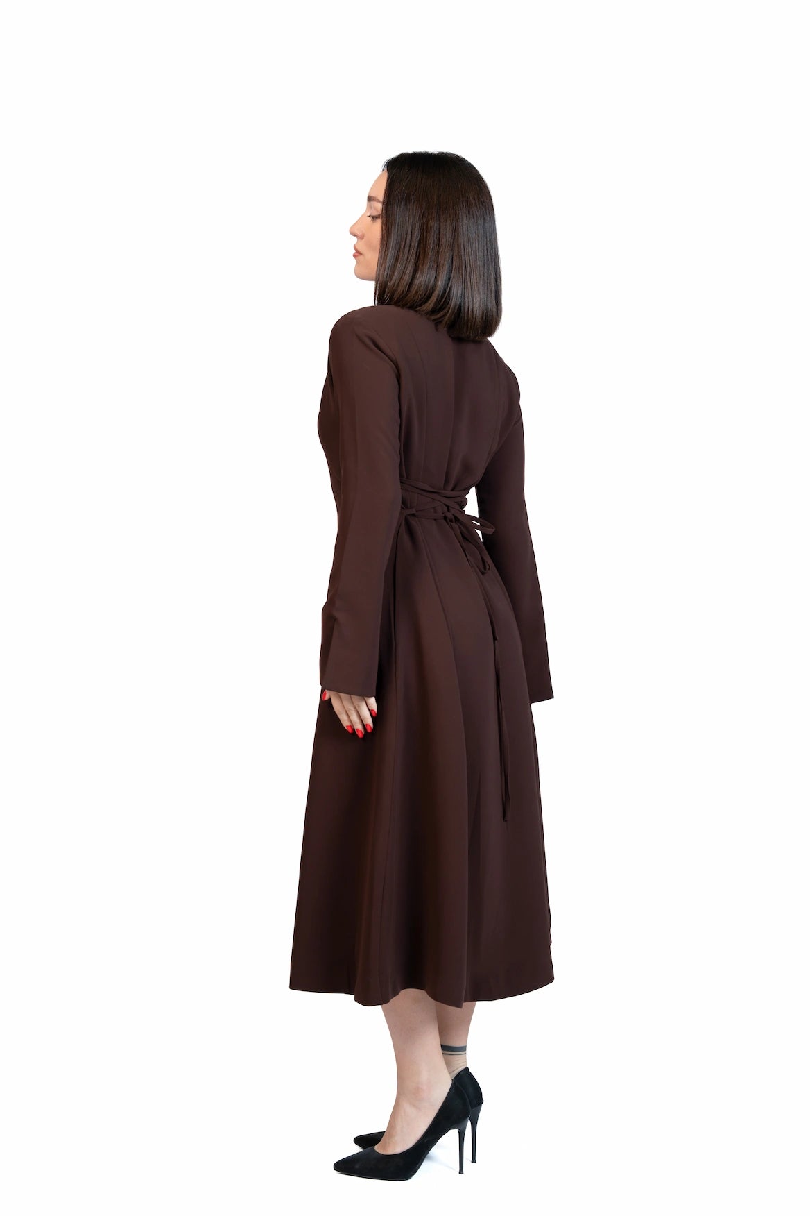 Put Together - Corset-Back Button-Through Dress
