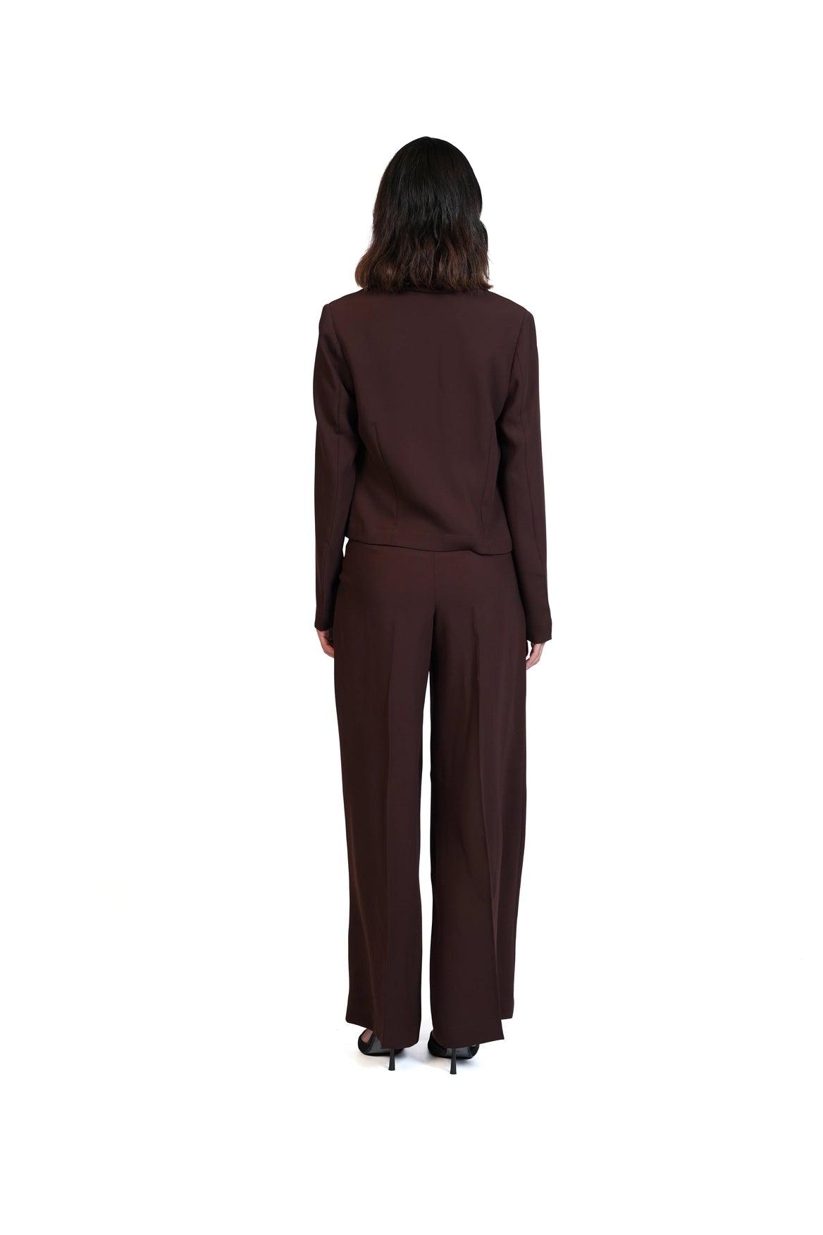 First Impression - Cropped Blazer 3-Piece Tailored Set