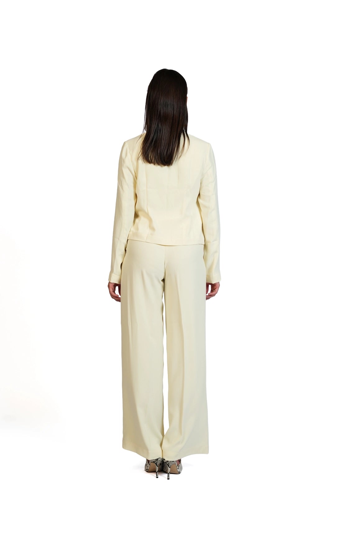 First Impression - Cropped Blazer 3-Piece Tailored Set
