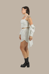 Stripe Show - Women's Linen 3-Piece Set