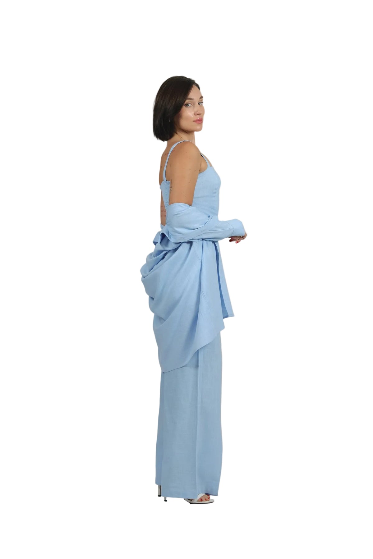 Total Babe Trio - Women's Linen 3-Piece Co-ord Set