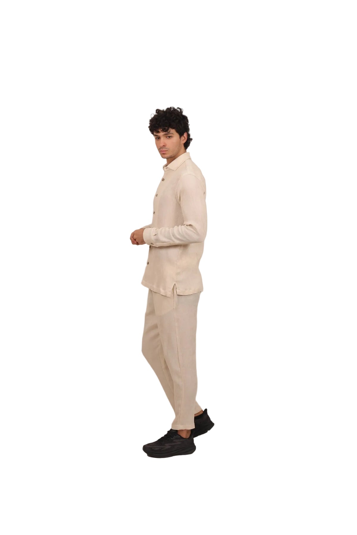 Waffle - Men's Crinkle Co-ord Set