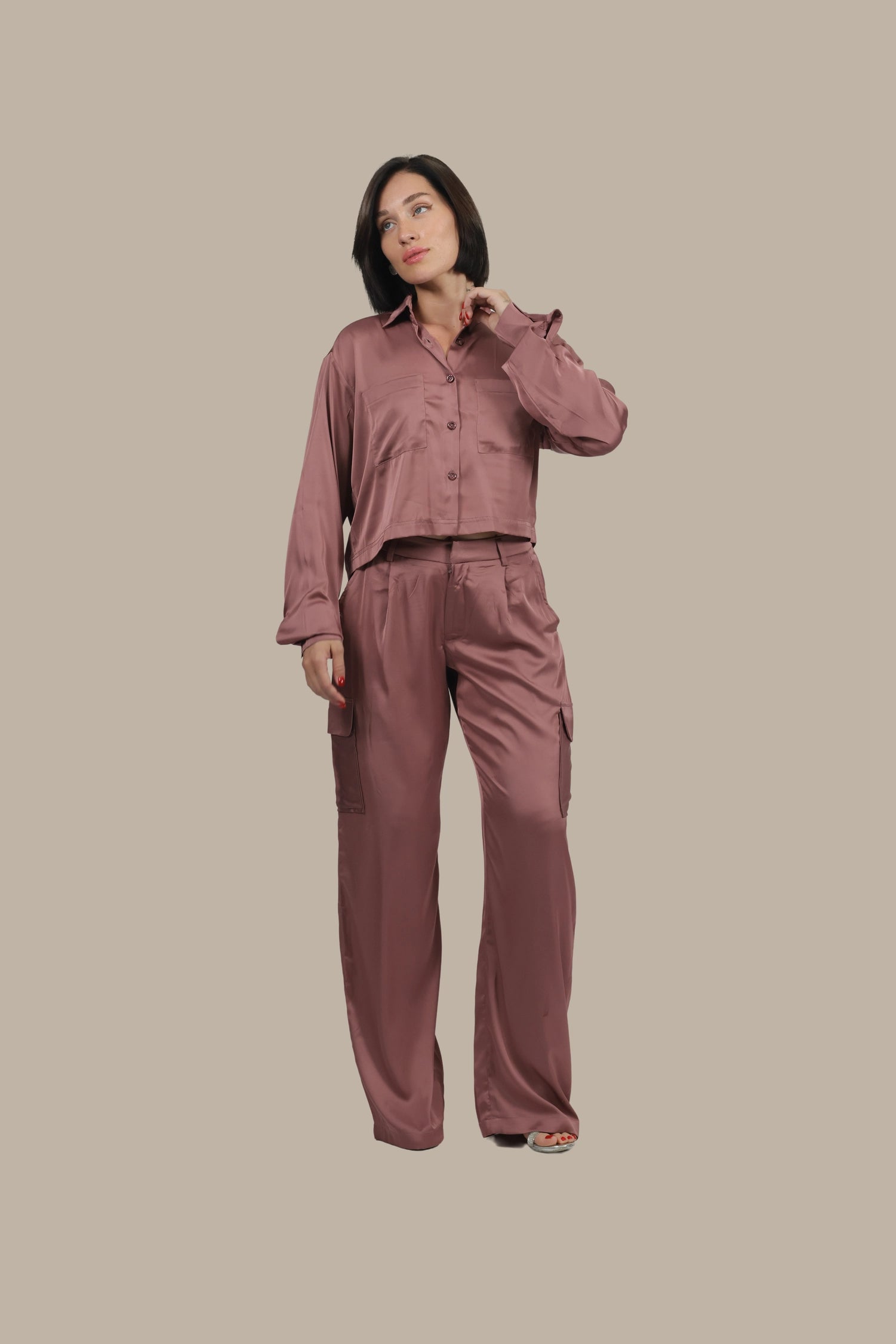 Soft Rebel - Women’s Silk Co-ord Set