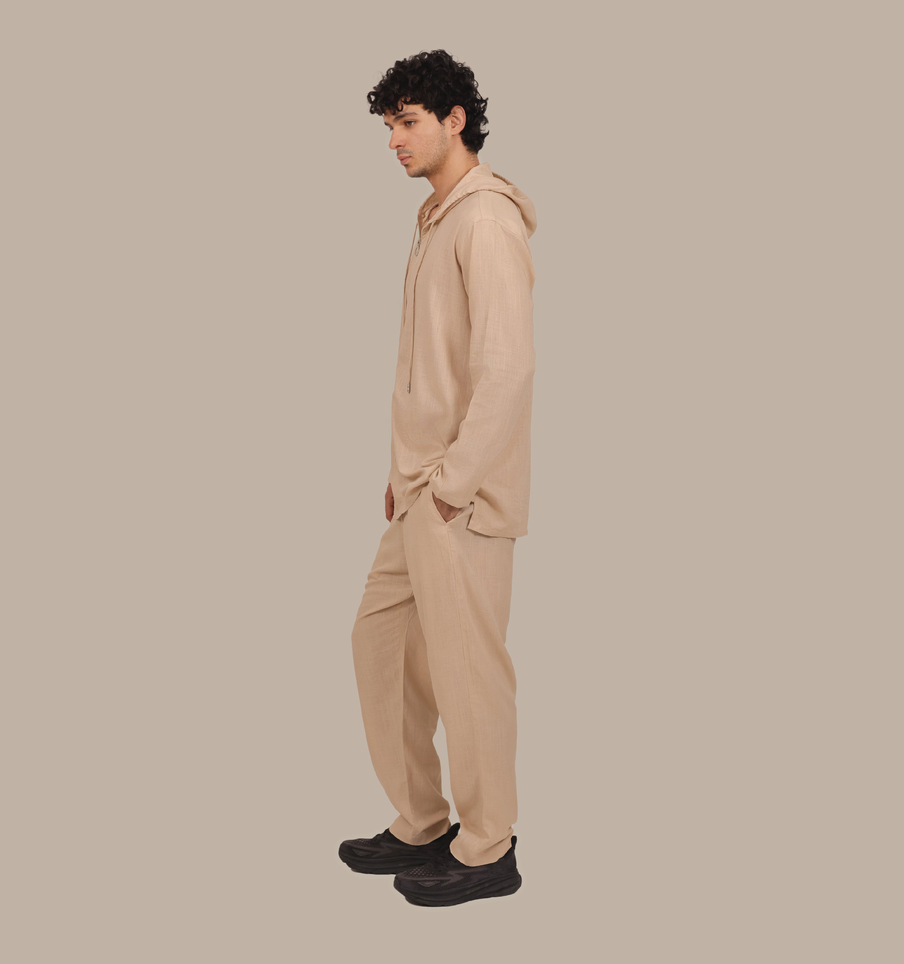 Creed - Men's Linen Hooded Set