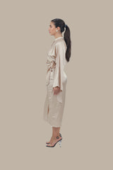 She's the Moment - Women's Silk Co-ord Set