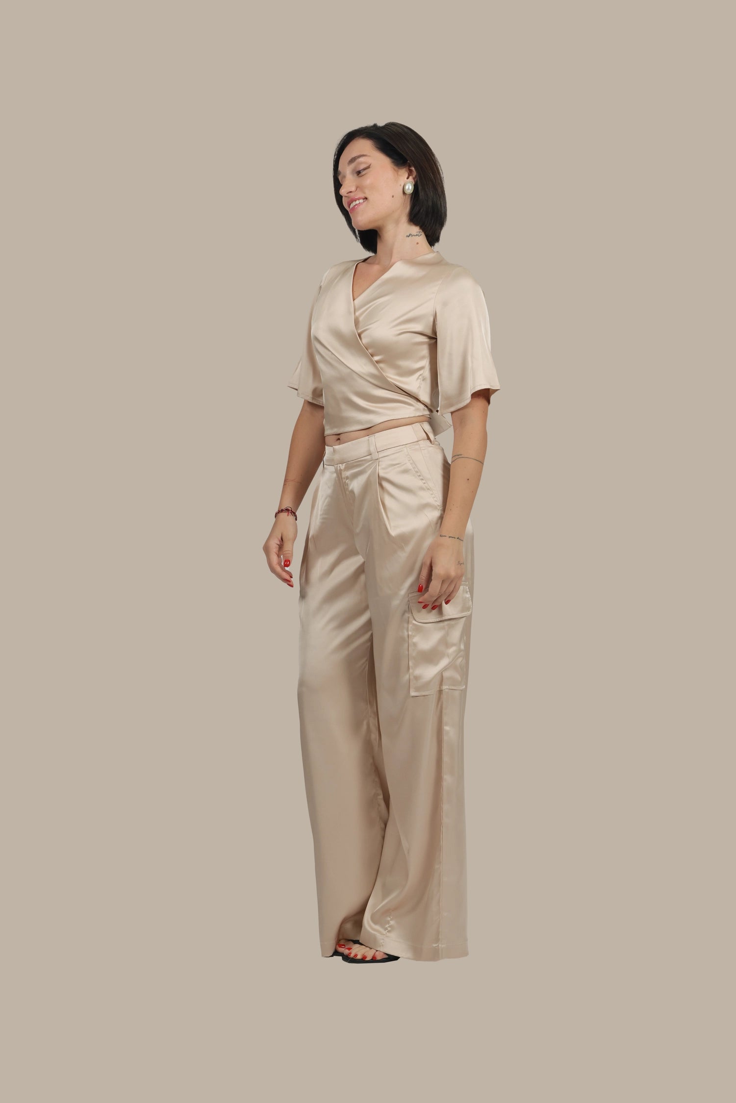 Unbothered – Women's Silk Co-ord Set
