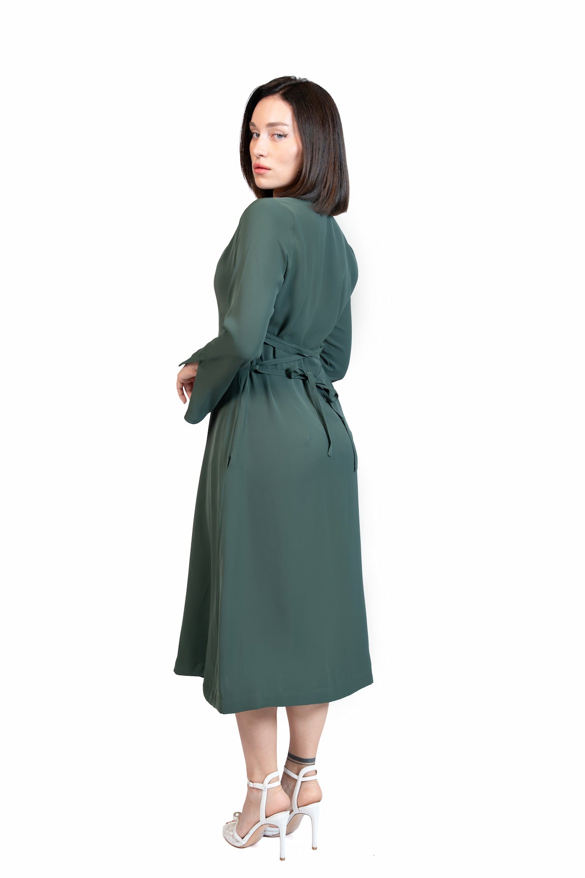 Put Together - Corset-Back Button-Through Dress