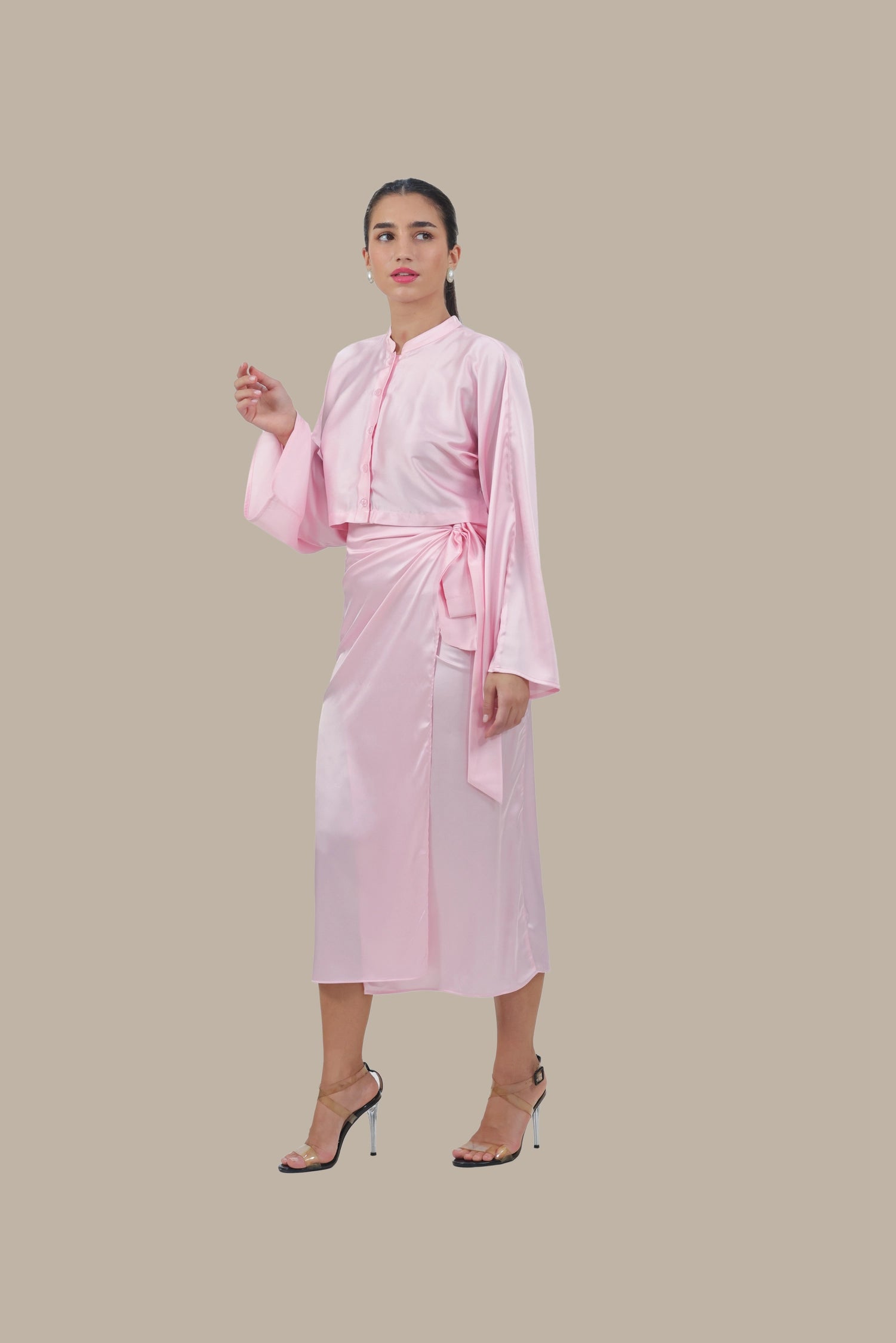 She's the Moment - Women's Silk Co-ord Set