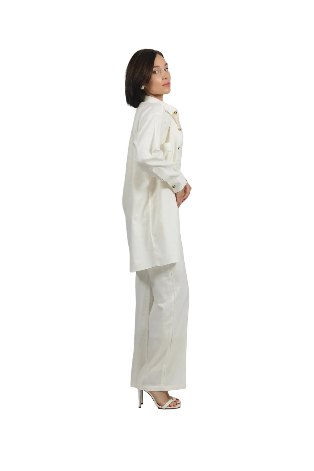 Total Babe Trio - Women's Linen 3-Piece Co-ord Set