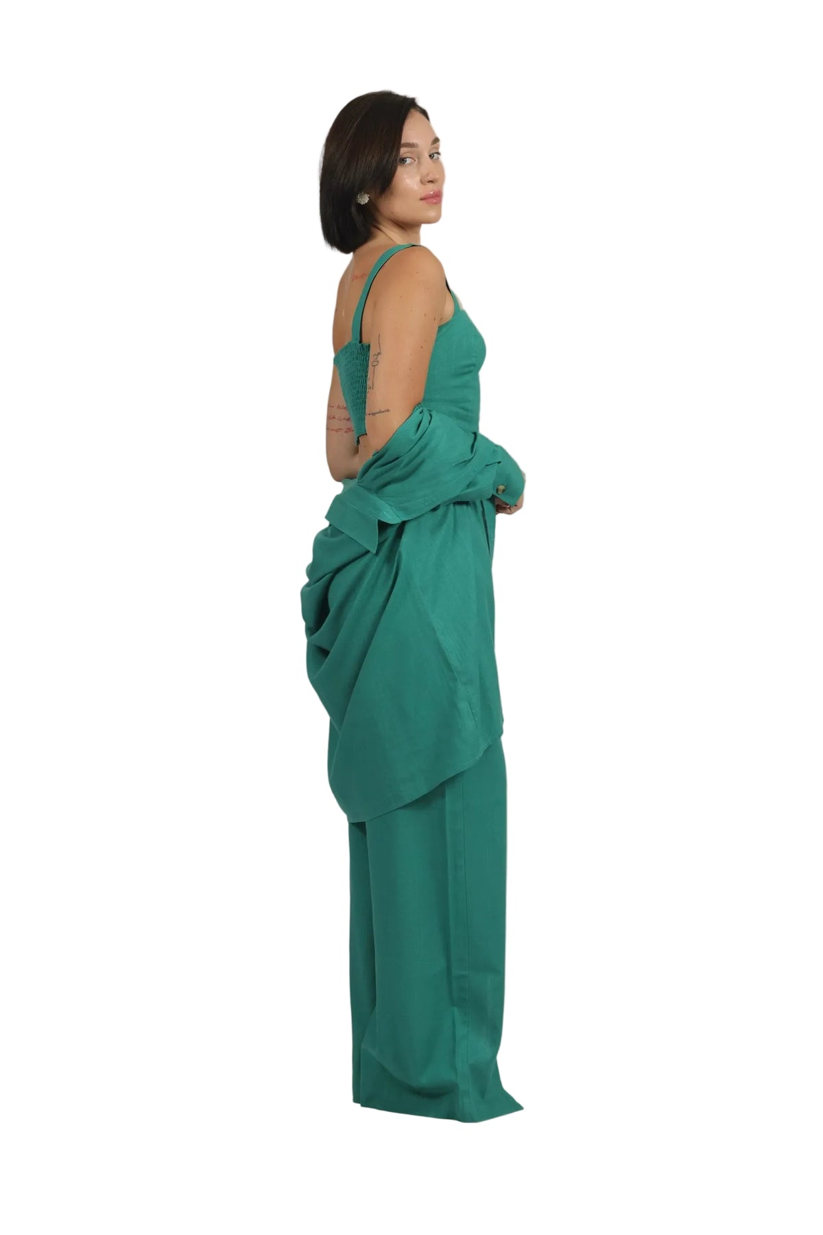 Total Babe Trio - Women's Linen 3-Piece Co-ord Set