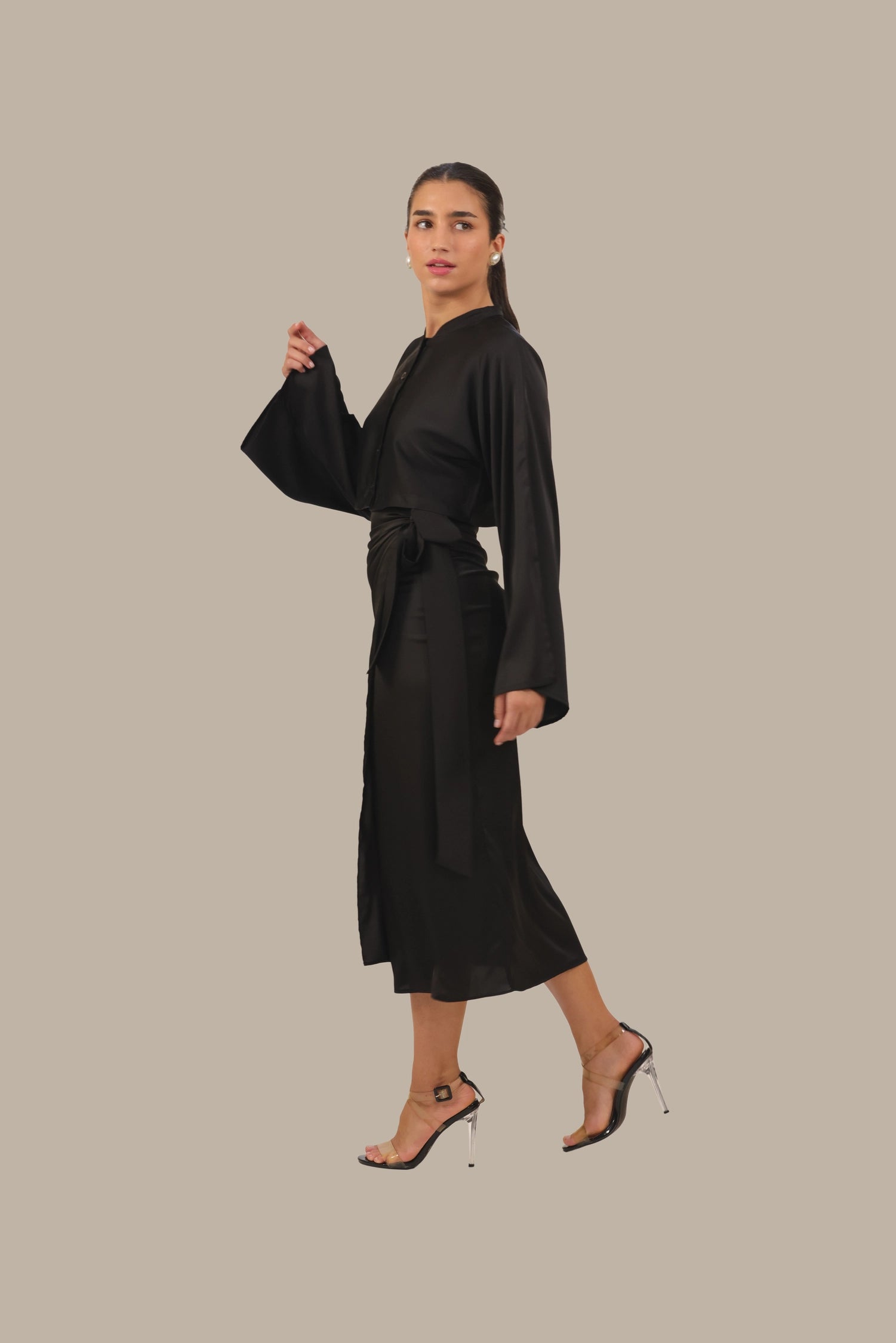 She's the Moment - Women's Silk Co-ord Set