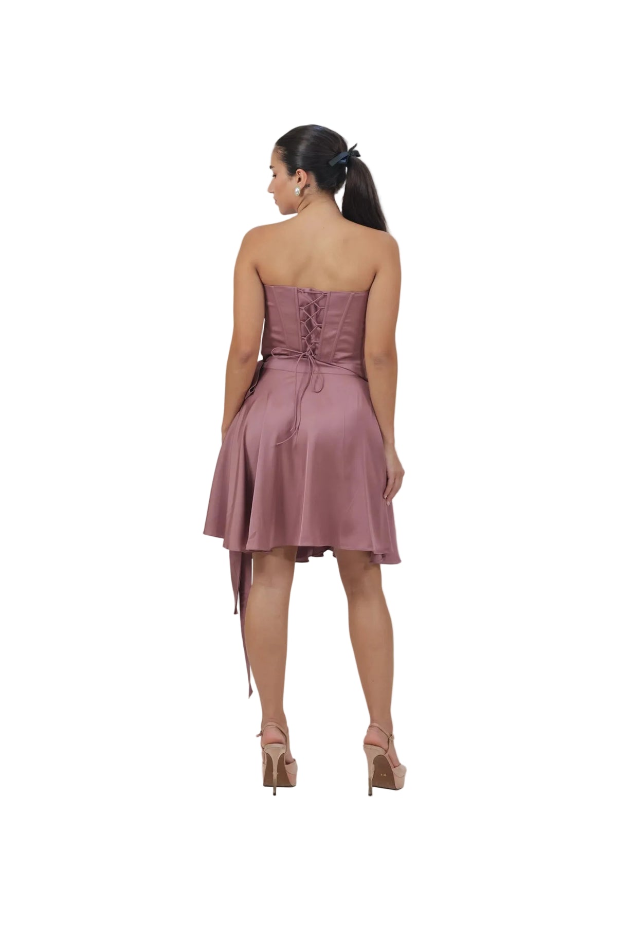 Mood: Princess - Women's Silk Corset & Wrap Skirt Set