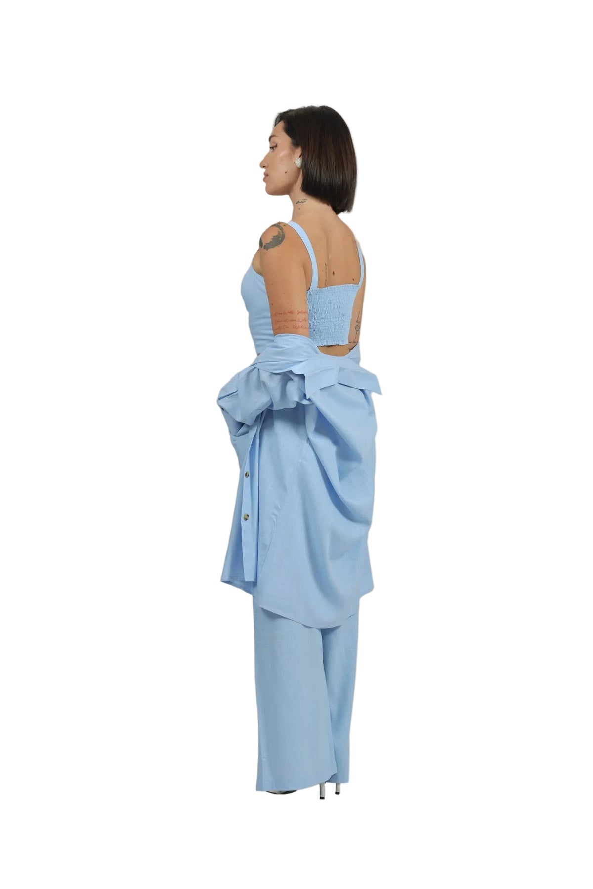 Total Babe Trio - Women's Linen 3-Piece Co-ord Set
