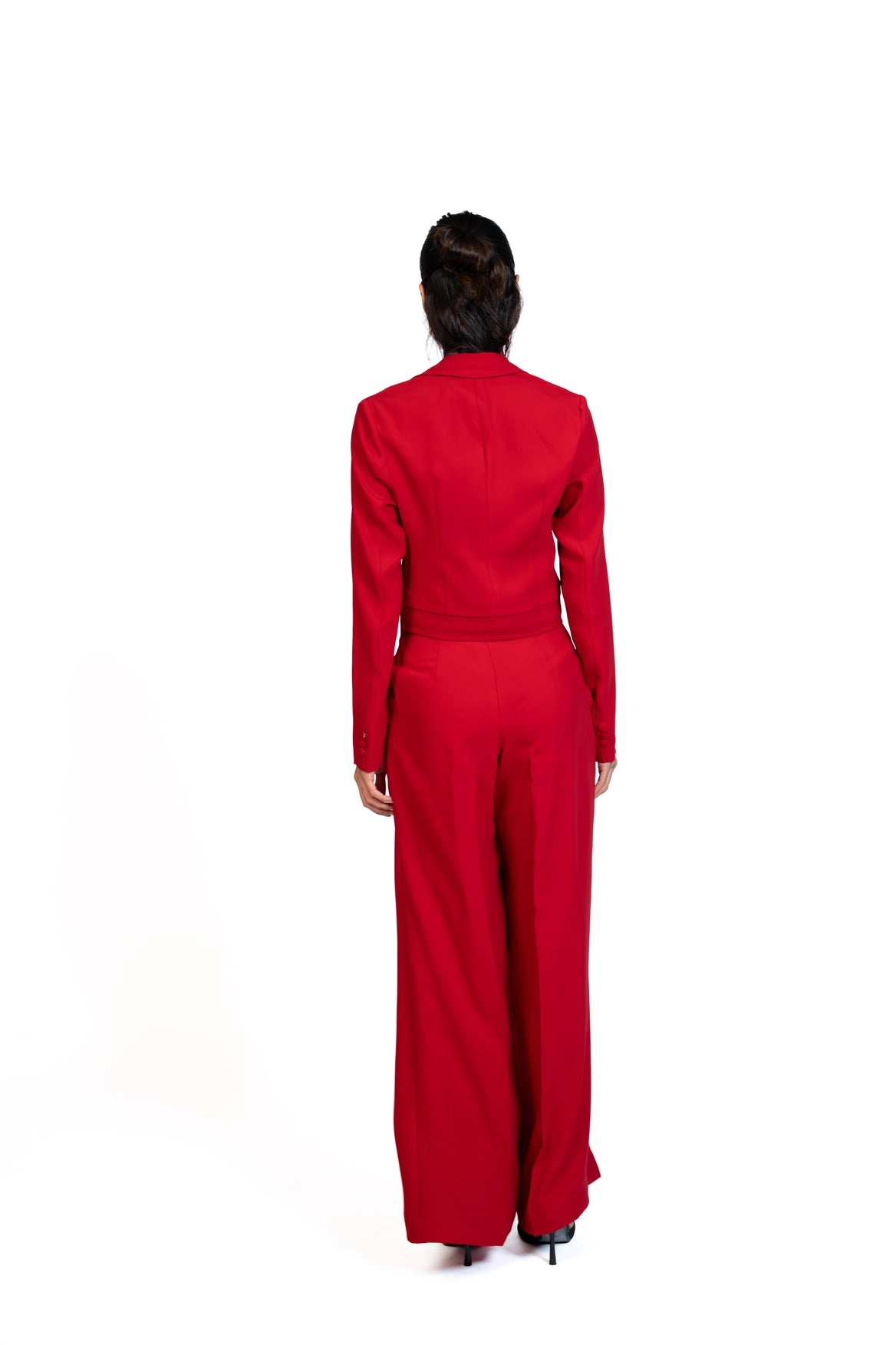 Between Places - Cropped Blazer 3-Piece Tailored Set