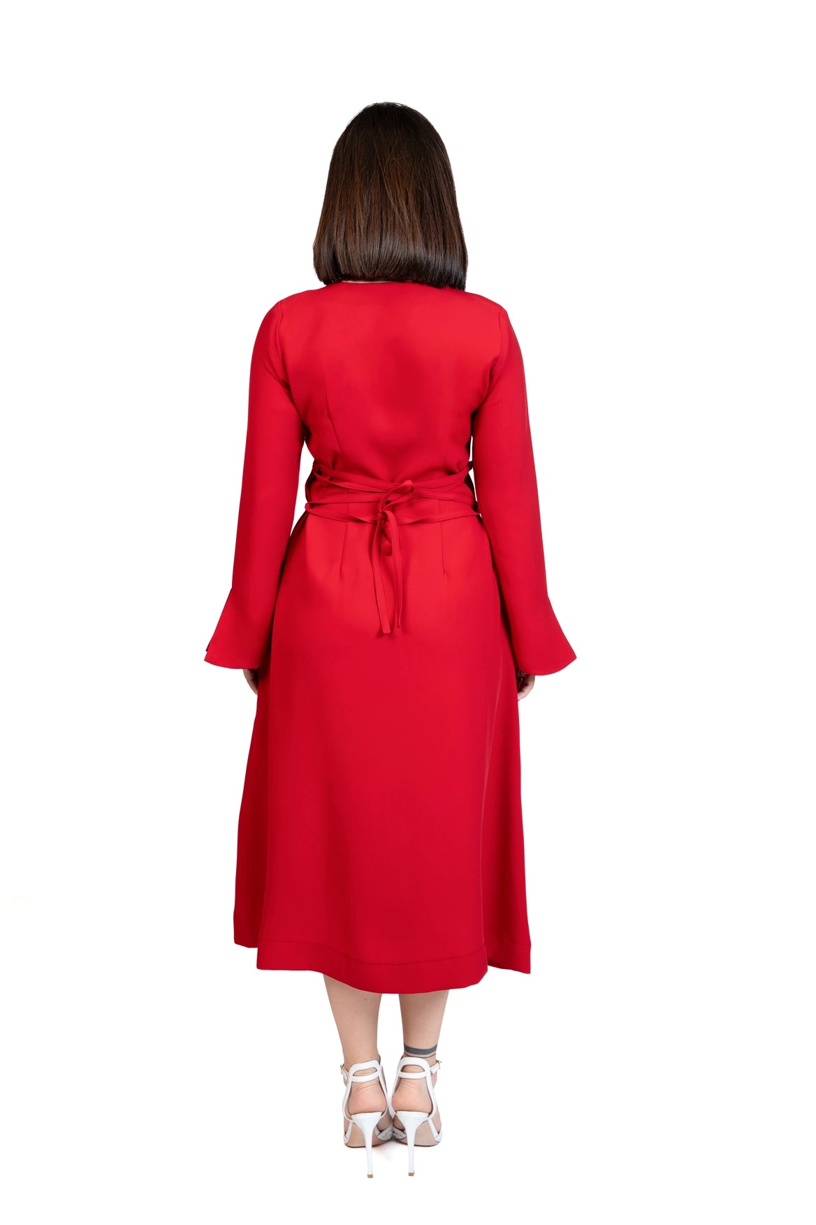 Put Together - Corset-Back Button-Through Dress