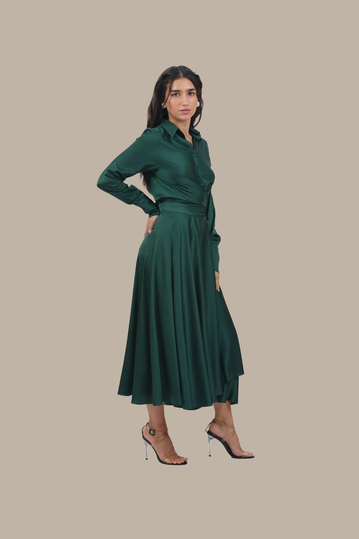 Princess Treatment Only - Women's Silk Wrap Maxi Skirt Set