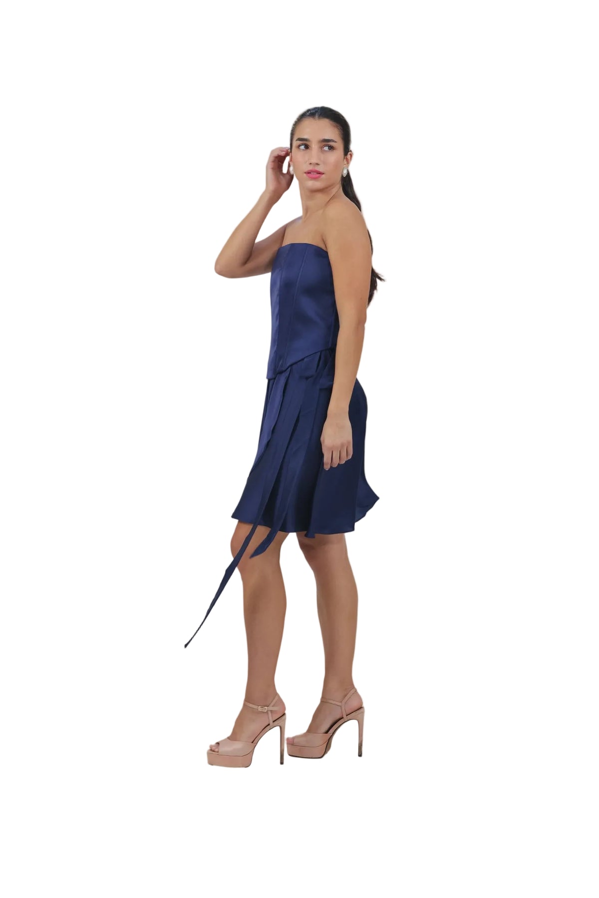 Mood: Princess - Women's Silk Corset & Wrap Skirt Set