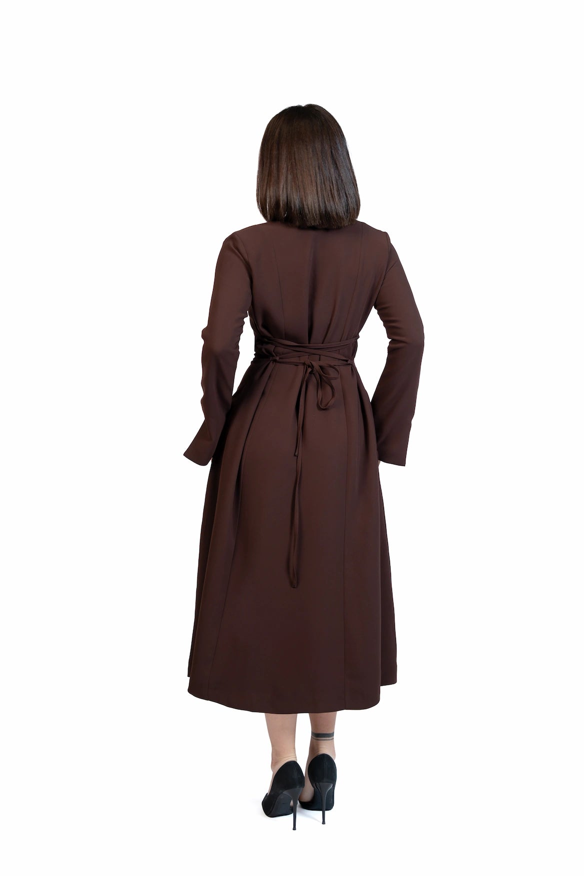 Put Together - Corset-Back Button-Through Dress