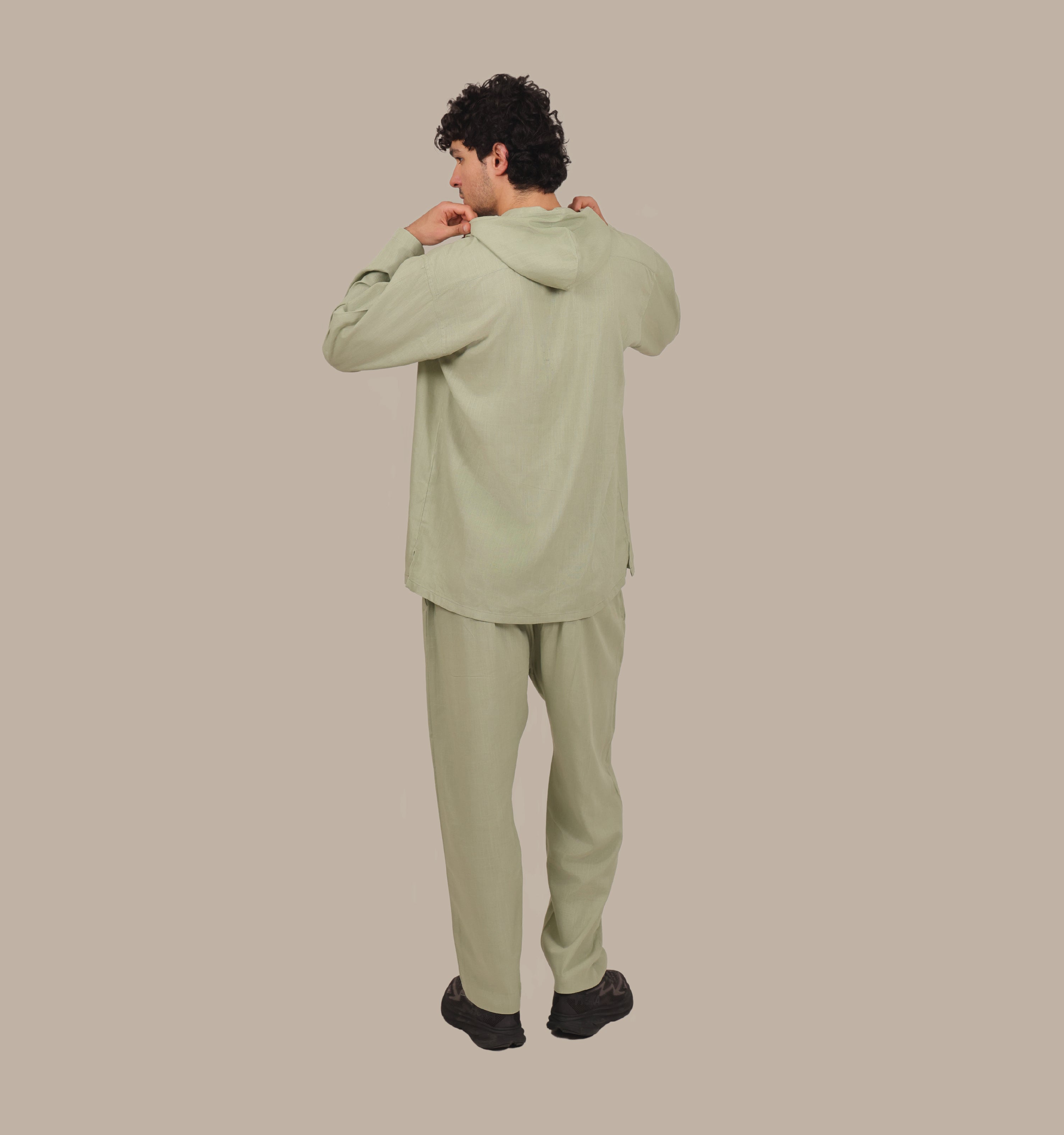 Creed - Men's Linen Hooded Set