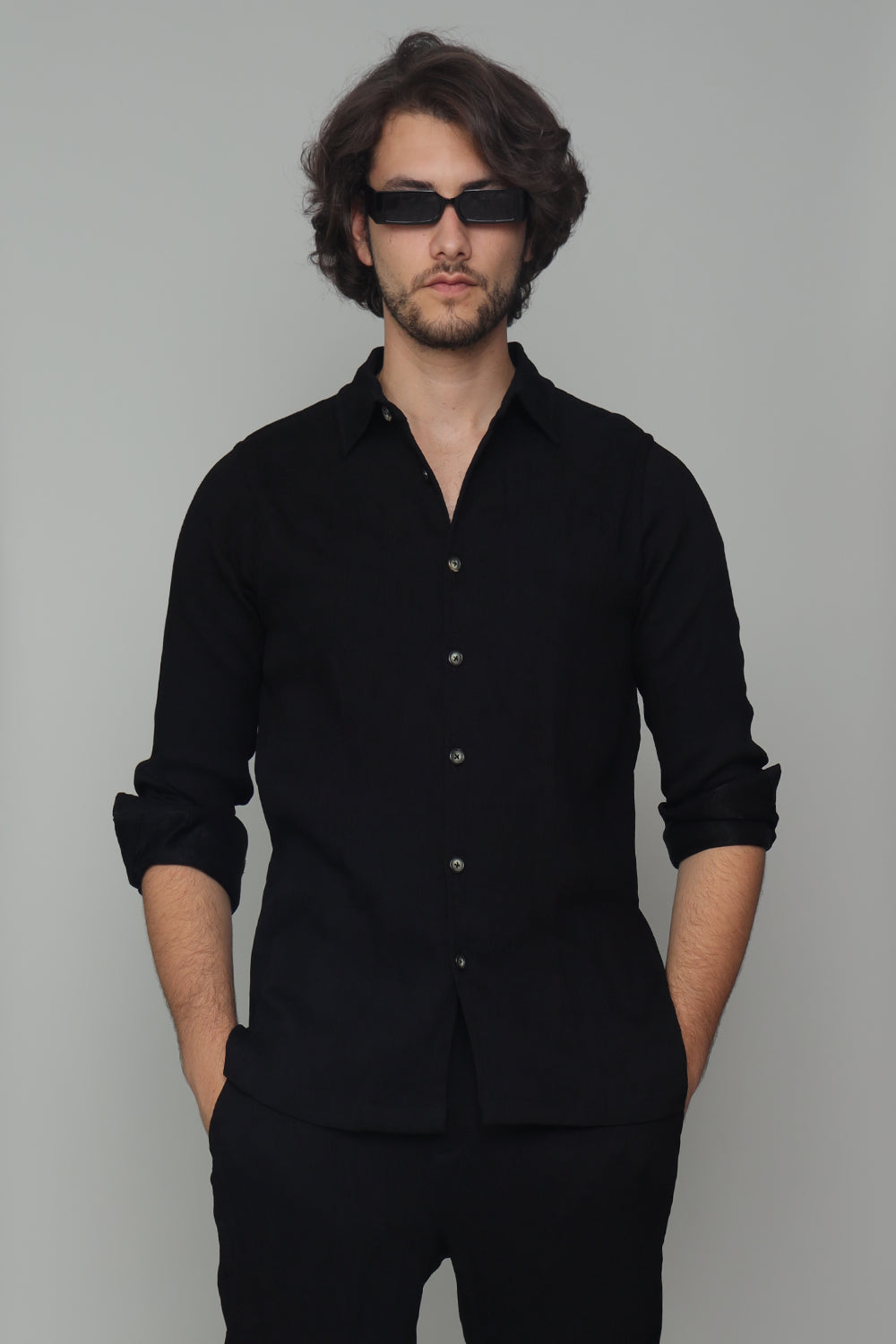 Waffle - Men’s Crinkle Co-ord Set