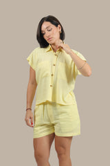 Groove Godess - Women's Color Pop Linen Set