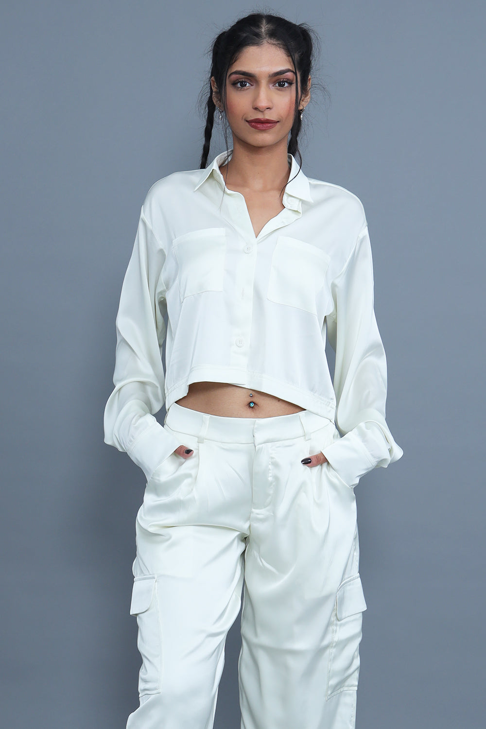 Talk Rich to Me - Women’s Silk Co-ord Set